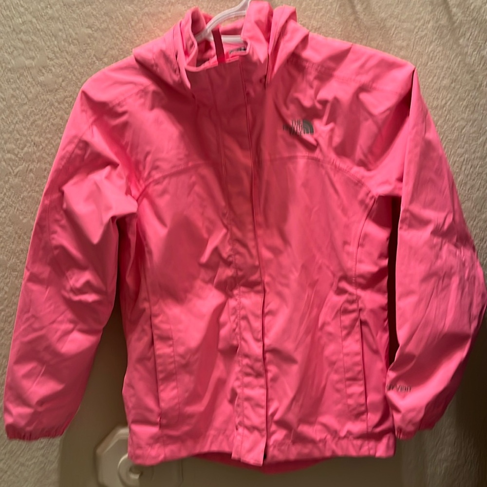 Girls 10/12 North Face Raincoat